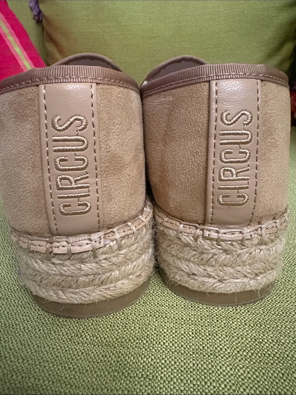 Circus by Sam Edelman Women’s Tan Faux-suede Espadrilles